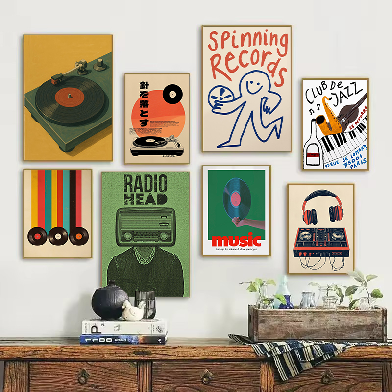 Japanese Life Quotes - Retro estilo japonês vinil record player