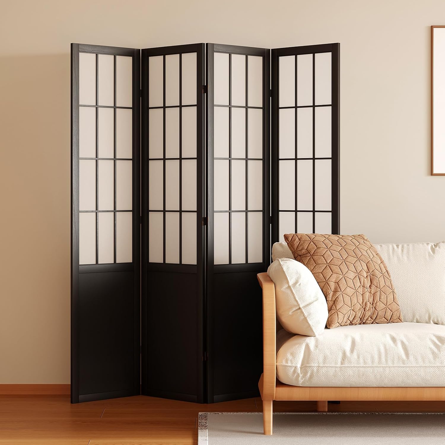 Shoji Screen Divider - Divisória de ambiente, tela de madeira