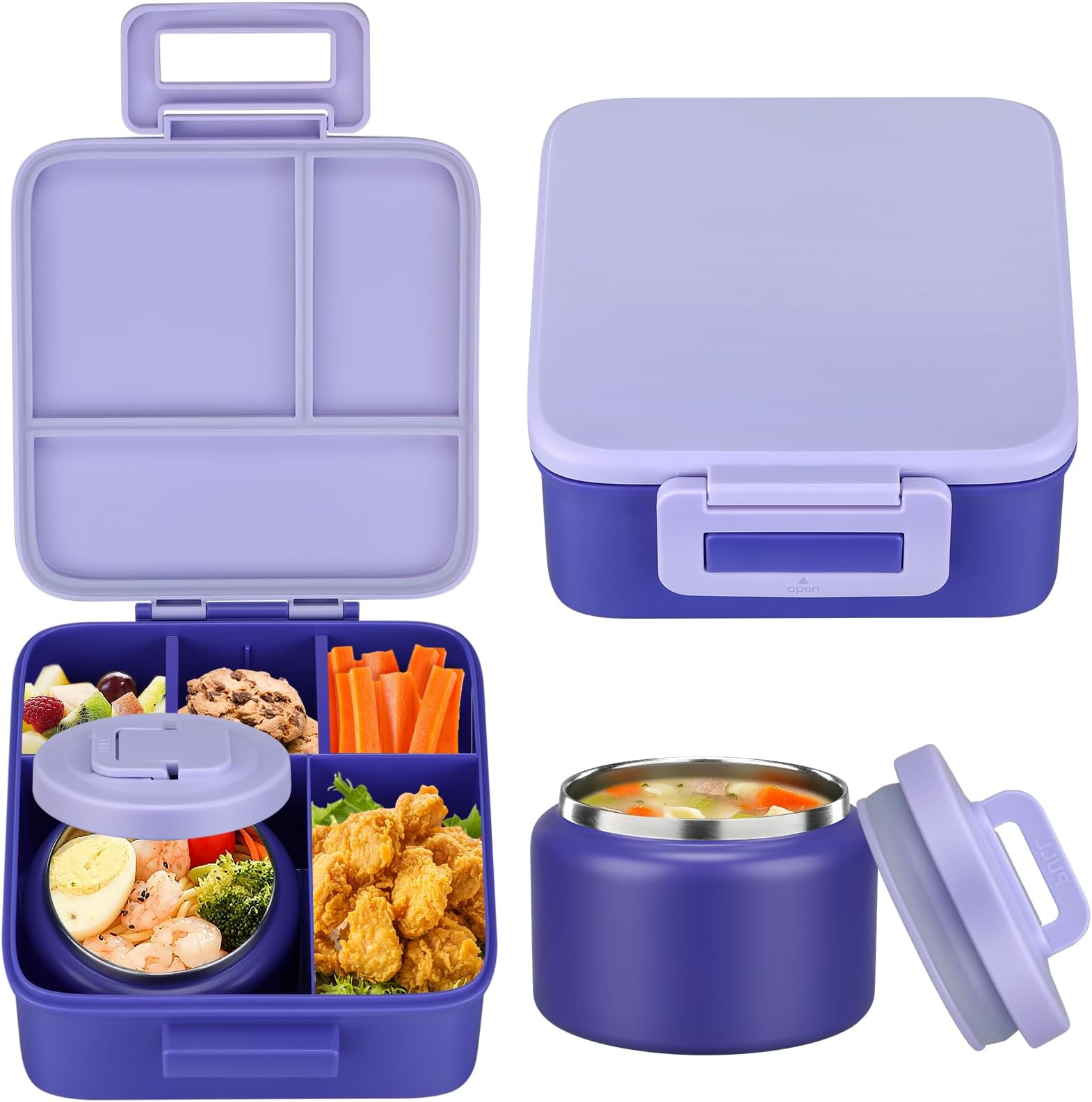 Bento Box Two Tier - Conjunto de Caixa de Almoço Bento