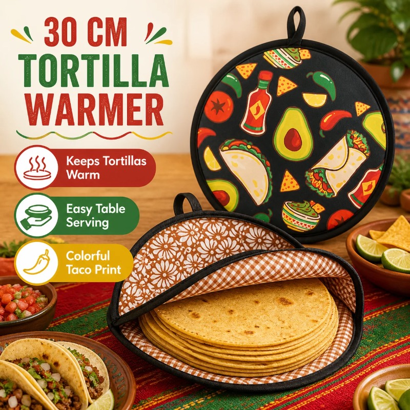 Bento Box Two Tier - Bolsa Térmica para Tortilla de 30cm,