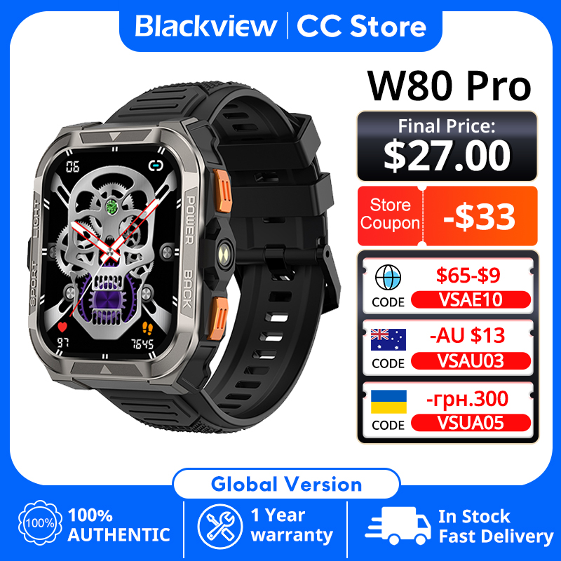 Japanese Life Quotes - Versão Global Blackview W80 Pro Smartwatch