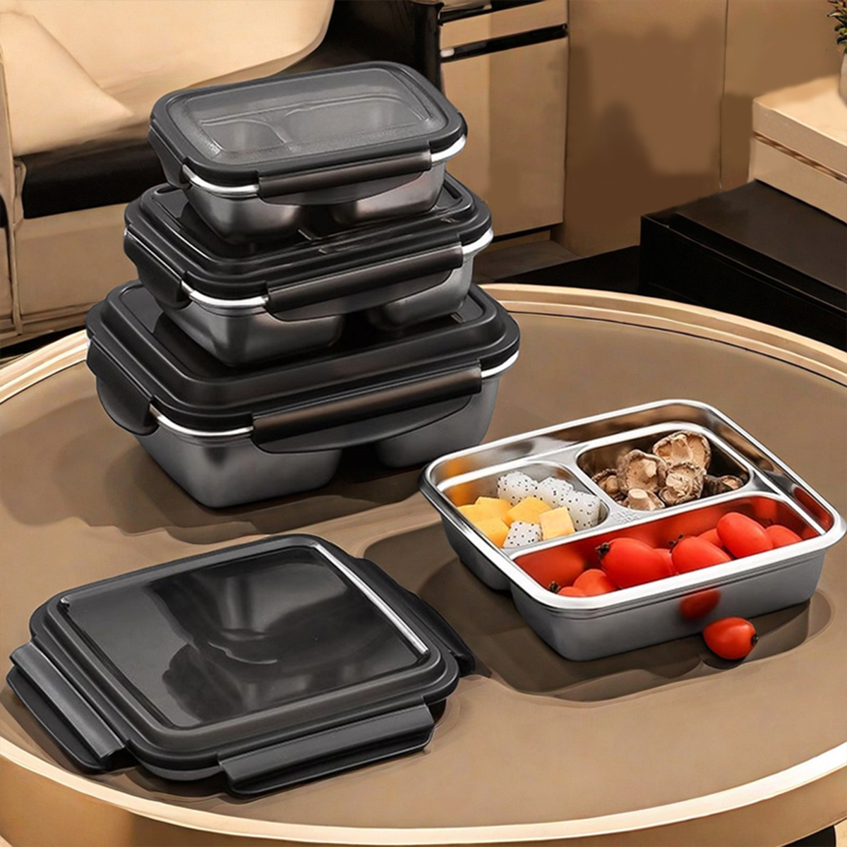 Wherehbuy 2/3 grades 304 lanch - Bento Box Two Tier avaliação e preço