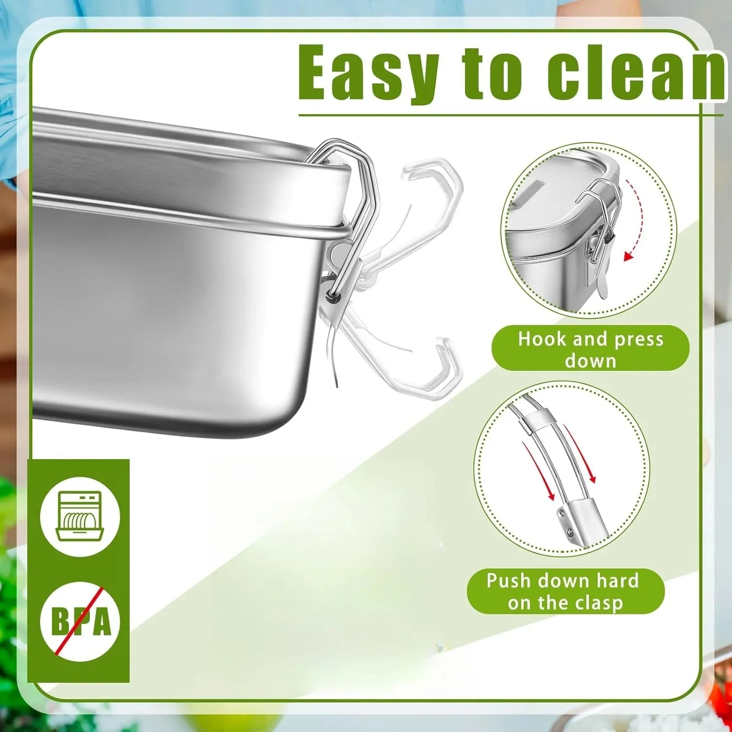 Lancheira de aço inoxidável pa - Bento Box Two Tier avaliação e preço