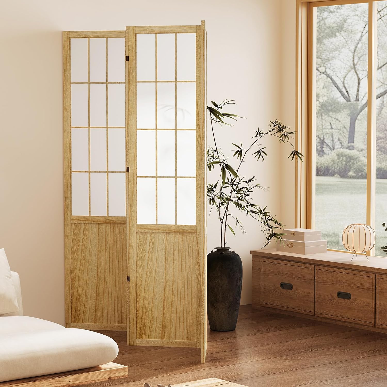 Divisória de ambiente de 1,70  - Shoji Screen Divider avaliação e preço