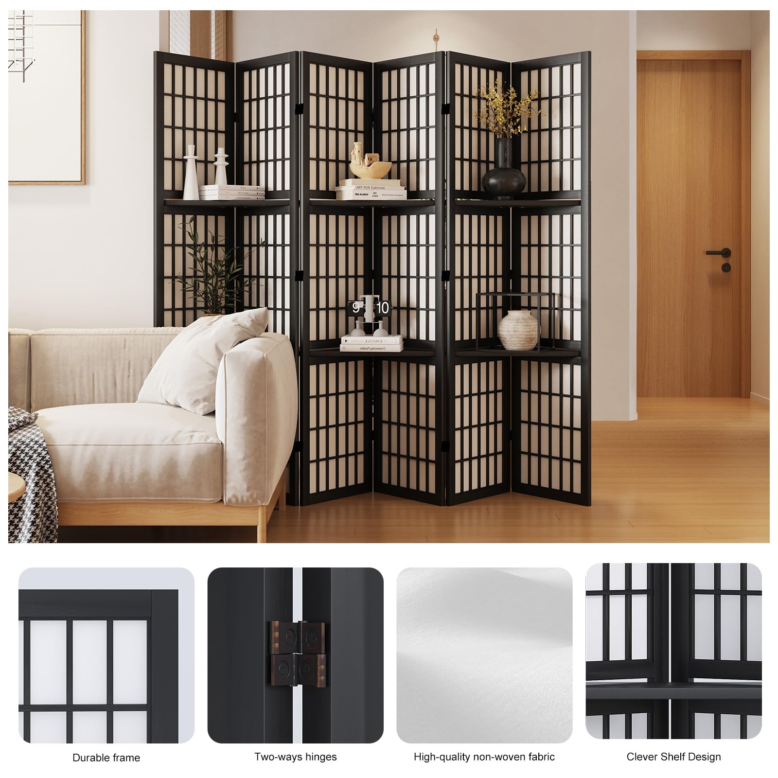 Divisória de Ambiente, Tela de - Shoji Screen Divider avaliação e preço