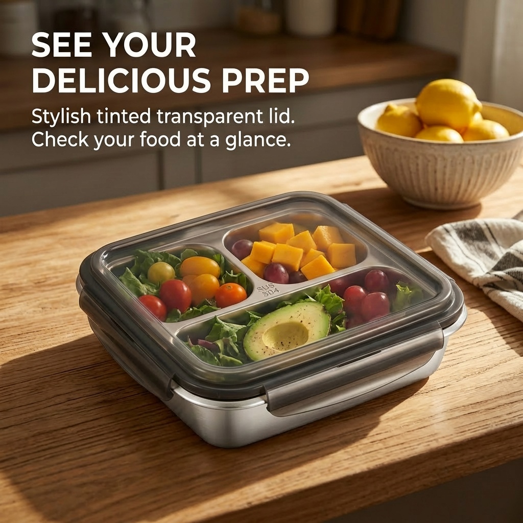 Recipiente de Almoço de Grande - Bento Box Two Tier avaliação e preço