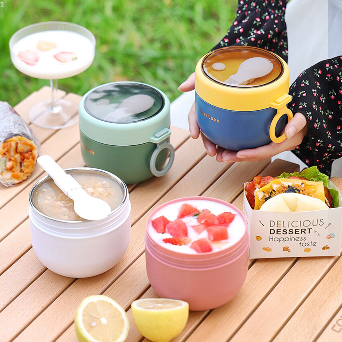 Lancheira de aço inoxidável 60 - Bento Box Two Tier avaliação e preço