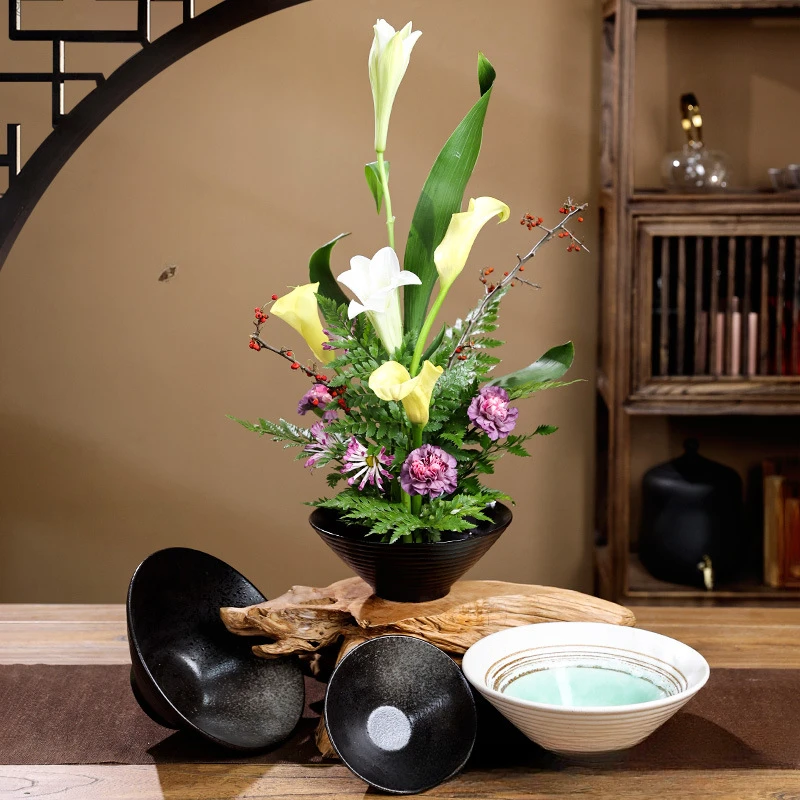 Vaso de sapo japonês, buquê de - Ikebana Vase Kenzan avaliação e preço