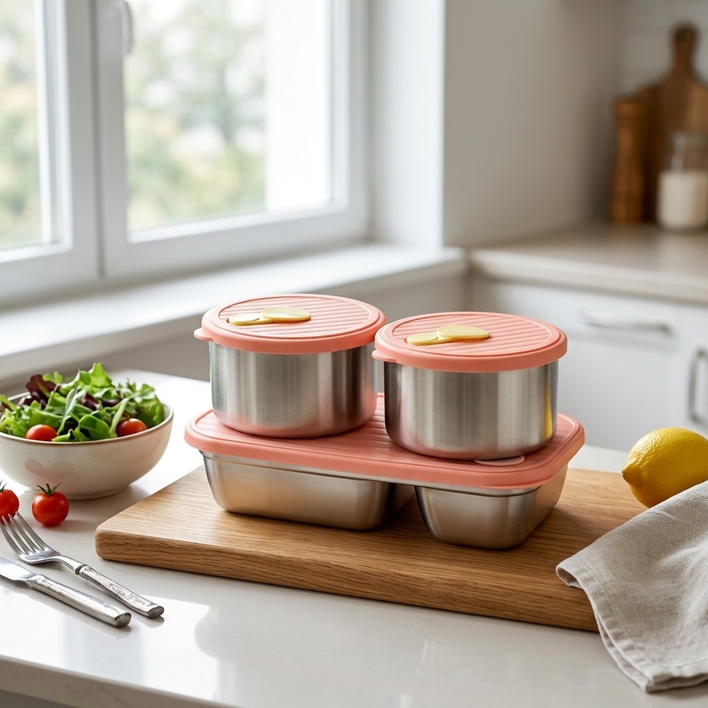 Conjunto de Marmitas de Aço In - Bento Box Two Tier avaliação e preço