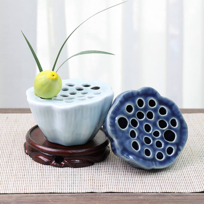Estilo japonês ikebana titular - Ikebana Vase Kenzan avaliação e preço