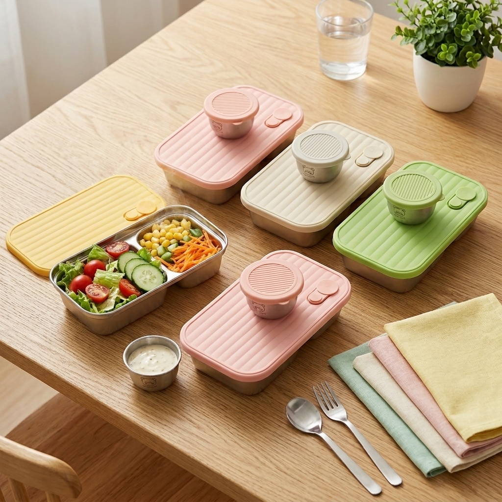 Recipiente portátil para salad - Bento Box Two Tier avaliação e preço