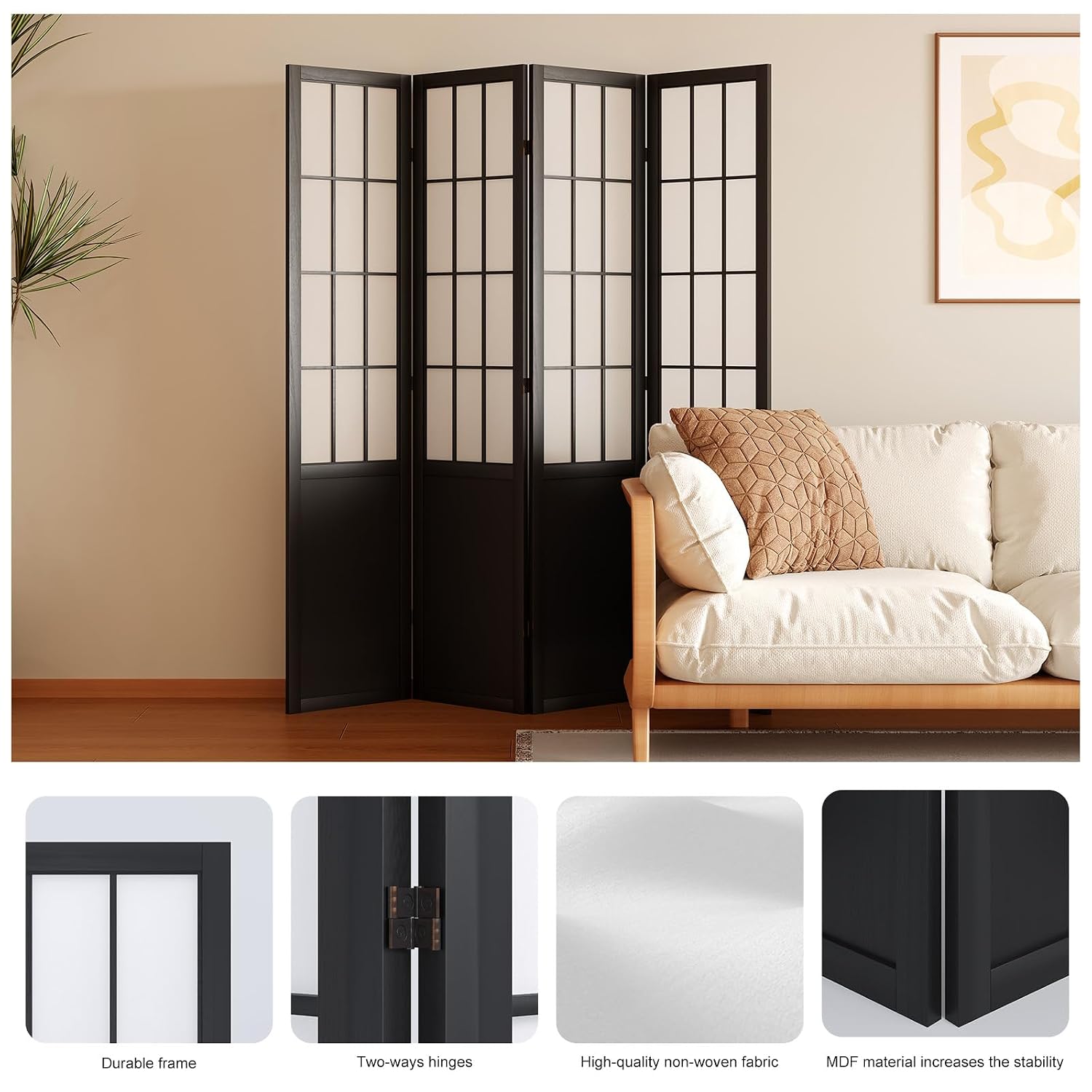 Divisória de ambiente, tela de - Shoji Screen Divider avaliação e preço