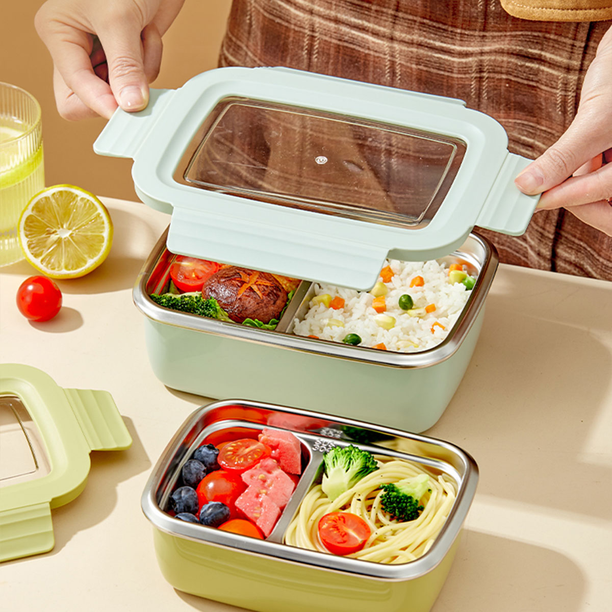 Microondas 304 compartimento d - Bento Box Two Tier avaliação e preço