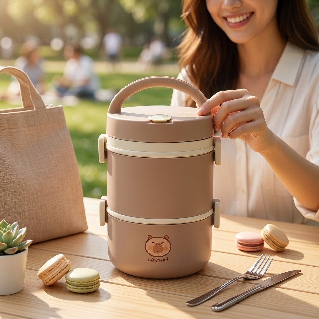 Conjunto de Caixa Térmica de A - Bento Box Two Tier avaliação e preço