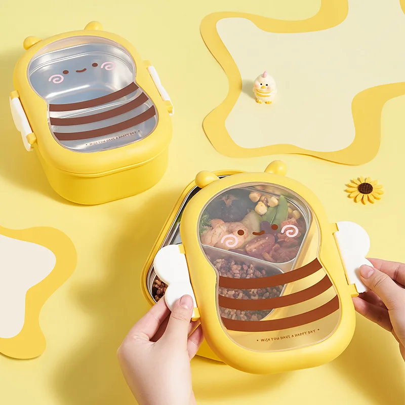 Lancheira portátil para estuda - Bento Box Two Tier avaliação e preço