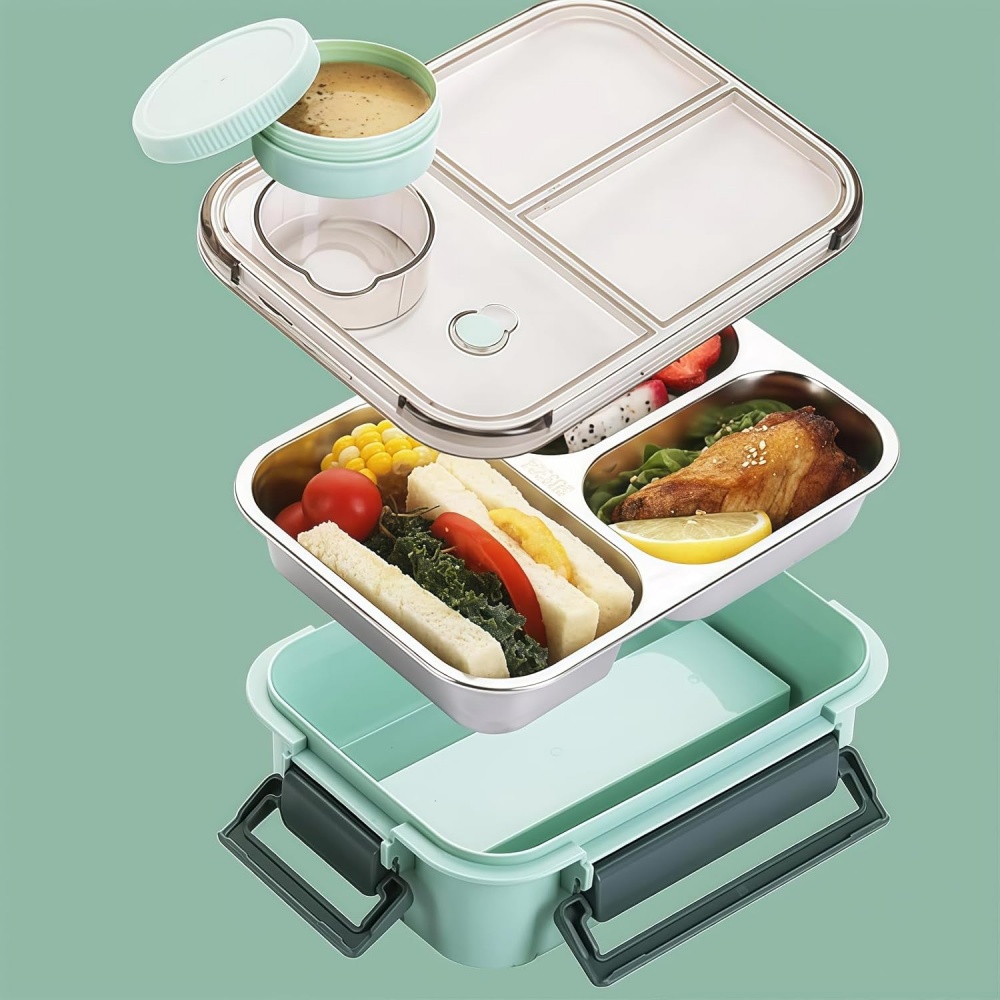 Lancheiras portáteis de 850ml  - Bento Box Two Tier avaliação e preço