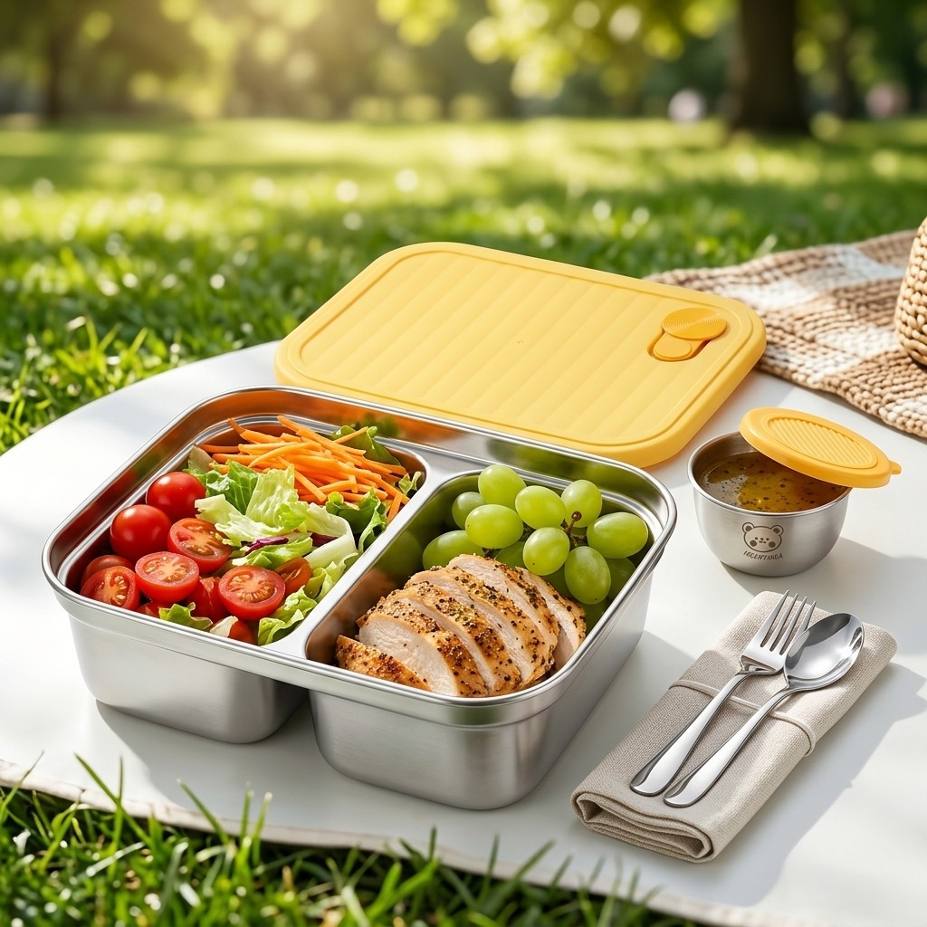 Recipiente de Almoço em Aço In - Bento Box Two Tier avaliação e preço