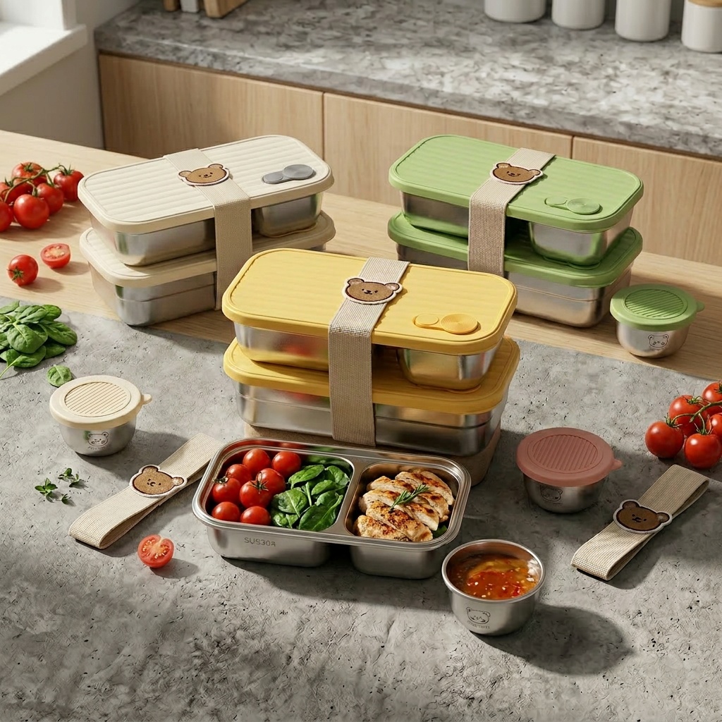Marmita Reutilizável para Estu - Bento Box Two Tier avaliação e preço