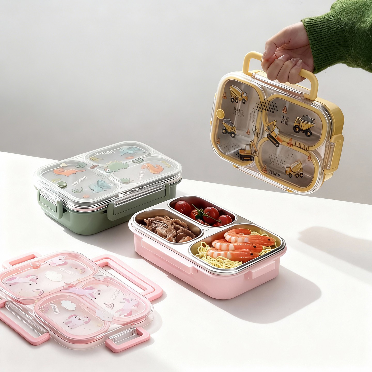 Lancheira Infantil Grande Capa - Bento Box Two Tier avaliação e preço